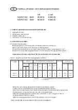 Предварительный просмотр 8 страницы NARVI NC ELECTRIC 900513 Installation And Instruction Manual