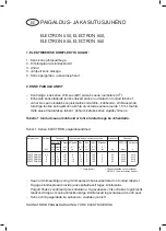 Preview for 22 page of NARVI NOVA ELECTRON Series Installation And Instruction Manual