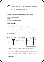 Preview for 42 page of NARVI NOVA ELECTRON Series Installation And Instruction Manual