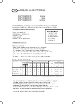 Preview for 3 page of NARVI SMOOTH 10,5kW Installation And Instruction Manual