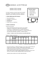 Предварительный просмотр 2 страницы NARVI STYLE 6,8 kW Installation And Instruction Manual