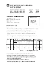 Preview for 17 page of NARVI VELVET ELECTRIC 6,8kW Installation And Instruction Manual