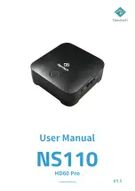 Preview for 1 page of Narvitech NS110 User Manual