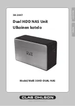 Предварительный просмотр 1 страницы NAS 35HD-DUAL-NAS User Manual