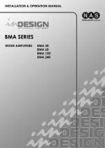 Preview for 1 page of NAS BMA 30 Installation & Operation Manual