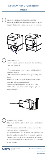 NAS LoRaWAN BK-G Quick Start Manual preview