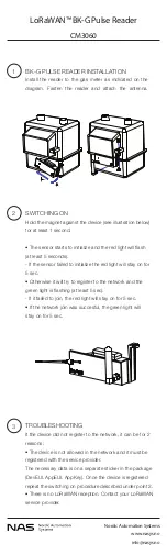 Предварительный просмотр 2 страницы NAS LoRaWAN BK-G Quick Start Manual