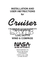 Предварительный просмотр 1 страницы NASA Marine Cruiser Installation And User Instructions Manual