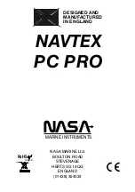 NASA Marine NAVTEX PC PRO Manual предпросмотр