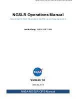 NASA NGSLR Operation Manual preview