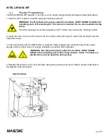 Предварительный просмотр 14 страницы Nasarc INTELLIREAM MP Owner'S Manual