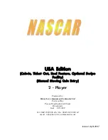 Preview for 1 page of NASCAR Pusher 2pl Manual