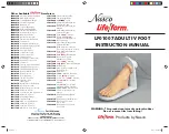 Preview for 1 page of Nasco Life/form LF01007 Adult IV Foot Instruction Manual