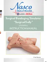 Nasco Life/form Surgical Sally Instruction Manual preview