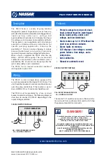 Предварительный просмотр 2 страницы Nassar PM-22 User Manual