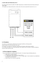 Предварительный просмотр 8 страницы Nastec HMA 218 Operating Manual