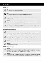 Предварительный просмотр 6 страницы Nastec MIDA 203 Installation, Use And Maintenance Handbook