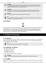 Предварительный просмотр 11 страницы Nastec SUND Instructions For Installation, Use And Maintenance Manual