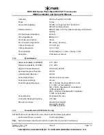 Preview for 6 page of Nat NPX136D Series Installation And Operation Manual