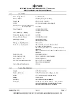 Preview for 7 page of Nat NPX136D Series Installation And Operation Manual