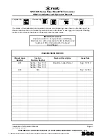 Предварительный просмотр 3 страницы Nat NPX138N Series Installation And Operation Manual