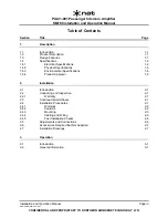 Предварительный просмотр 3 страницы Nat PIA01-001 Installation And Operation Manual