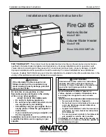 Natco Fire Coil 85 Installation And Operation Instructions Manual preview