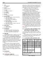 Preview for 4 page of Natco Fire Coil 85 Installation And Operation Instructions Manual