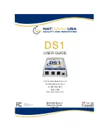 NatComm DS1 User Manual preview