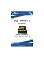 Preview for 1 page of NatComm DUET SWITCH 1 User Manual