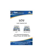 Предварительный просмотр 1 страницы NatComm LCU1 Manual