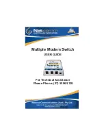 NatComm Multiple Modem Switch User Manual preview