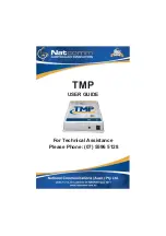 Preview for 1 page of NatComm TMP User Manual