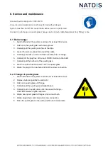 Preview for 11 page of NATDIS CleanMove 8 Mounting And Operating Instructions