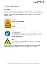 Preview for 12 page of NATDIS CleanMove 8 Mounting And Operating Instructions