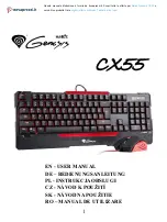 Natec Genesys CX55 User Manual preview