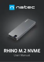 Natec RHINO M.2 NVME User Manual preview