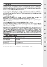 Preview for 37 page of Naterial 3276007104479 Assemby - Use - Maintenance Manual