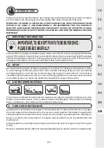 Preview for 41 page of Naterial 3276007104479 Assemby - Use - Maintenance Manual