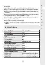 Предварительный просмотр 23 страницы Naterial 3276007183115 Assembly, Use, Maintenance Manual