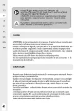 Предварительный просмотр 40 страницы Naterial ANEMO DC116 Assembly, Use, Maintenance Manual