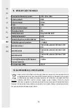 Предварительный просмотр 76 страницы Naterial AW2 RM 3.95x3 Assembly, Use, Maintenance Manual