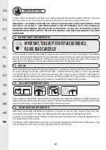 Предварительный просмотр 45 страницы Naterial DOMA STEEL 3276007420845 Instruction Manual