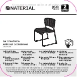 Naterial DUO 3276007298734 Assembly Instructions Manual предпросмотр