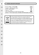 Предварительный просмотр 24 страницы Naterial ELION ELEC Instruction Manual