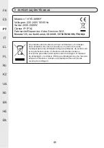 Предварительный просмотр 40 страницы Naterial ELION ELEC Instruction Manual