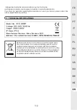 Предварительный просмотр 112 страницы Naterial ELION ELEC Instruction Manual