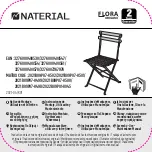 Предварительный просмотр 1 страницы Naterial FLORA ORIGAMI 2021R09P07-0502 Assembly, Use And Maintenance Manual