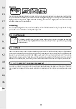 Предварительный просмотр 44 страницы Naterial LAS VEGAS 2023R09P01-0654 Instruction Manual