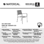 Preview for 1 page of Naterial Menorca Assemby - Use - Maintenance Manual